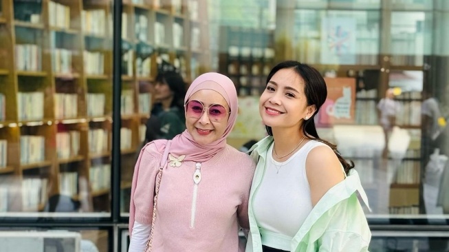 Nagita Slavina di Korea Selatan. (Instagram)