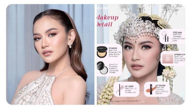 Make Up Pernikahan Mahalini Tuai Decak Kagum, Ternyata Cuma Pakai Brand Lokal!