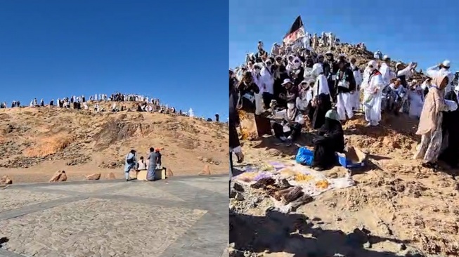 Jemaah Haji Indonesia Diminta Jaga Adab Saat Ziarah di Jabal Uhud: Stop Corat-coret