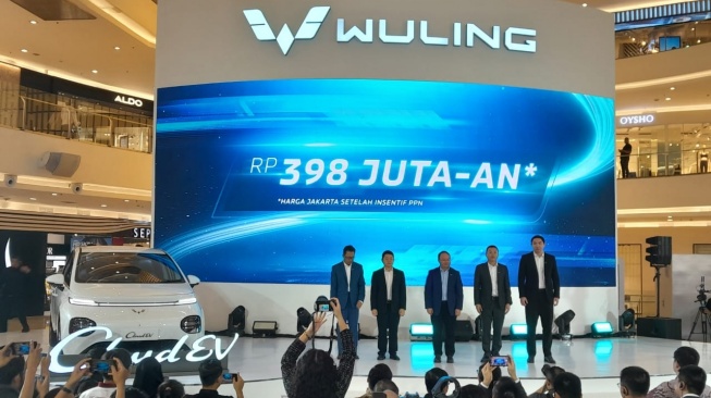 Wuling Umumkan Harga Cloud EV di Indonesia, Masih di Bawah Rp 400 Juta