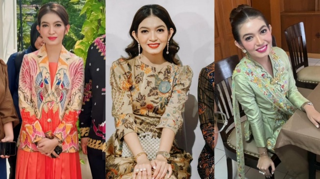 4 Pesona Selvi Ananda Gonta Ganti Outfit Hingga Makeup Dalam Acara HUT Dekranas: Dari Soft Hingga Glamour!