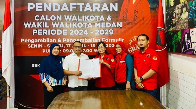 Pemilik Media Online Daftar ke PDIP untuk Pilkada Medan 2024