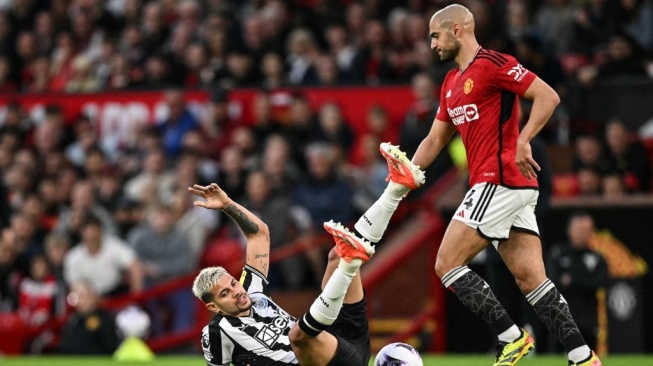 Tampil Ganas Lawan Newcastle, Sofyan Amrabat Sesumbar: Ini Belum Versi Terbaik Saya Bersama Manchester United