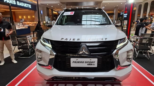 Pajero Sport Edisi Terbatas yang Ditampilkan di Mall Kota Kasablanka. (Foto: Suara.com/Manuel Jeghesta)