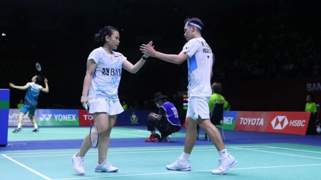 Hasil Thailand Open 2024: Rinov / Pitha Melaju ke Semifinal Usai Taklukkan Dejan / Gloria