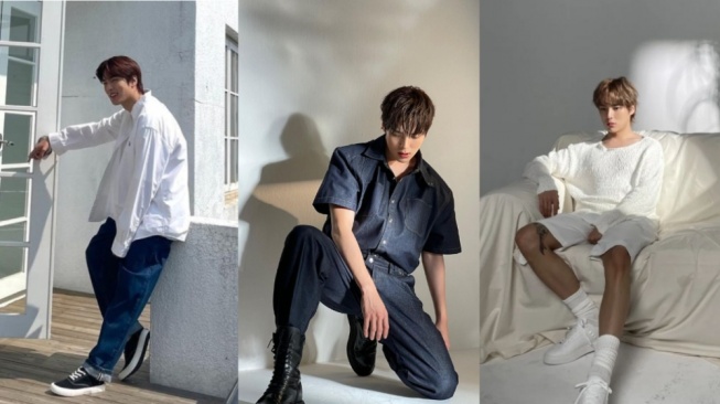 Simak 5 Ide Mix and Match Denim Pants ala Minhyuk Monsta X, Kekinian Abis!