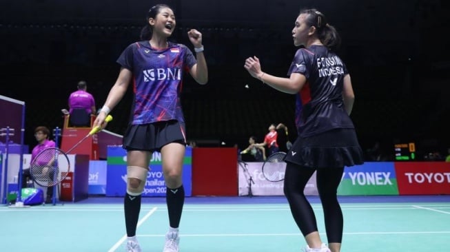 Hasil Thailand Open 2024: Febriana / Amalia Segel Tiket Semifinal Usai Tekuk Wakil Taiwan