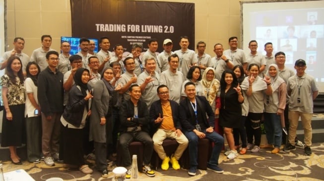 Event Trading for Living 2.0 Digelar, Pegiat Saham Diajak Mengenal Dunia Trading Lebih Dalam