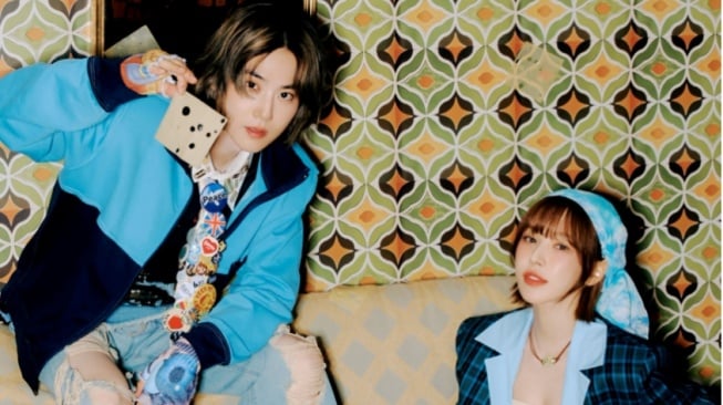 Suho EXO dan Wendy Red Velvet Kejar-kejaran di Teaser Video Musik 'Cheese'