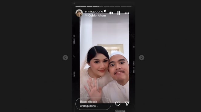 Acara tasyakuran 4 bulan kehamilan Erina Gudono, istri Kaesang Pangarep (Instagram/@erinagudono)