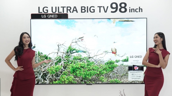 LG Ultra Big TV 98 Inch. [LG Electronics Indonesia]
