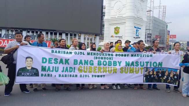 Komunitas Ojol di Medan Desak Bobby Segera Daftar Bakal Calon Gubernur Sumut