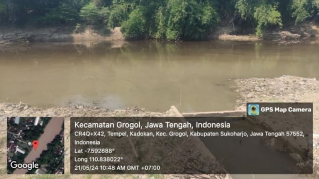 Sungai Bengawan Solo Tercemar Limbah Tekstil, Instalasi Pengolahan Air Berhenti Beroperasi