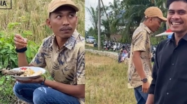 Viral Video Pria Lagi Makan Dikasih Bangkai Tikus, Publik Emosi: Lempar Piring ke Kepalanya!