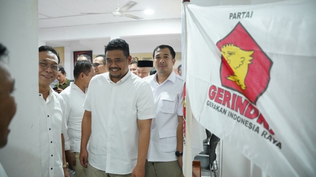 Wali Kota Medan, Bobby Nasution resmi menjadi kader Gerindra dan memutuskan maju sebagai bakal calon gubernur Sumatera Utara. [IG @/bobbynst]