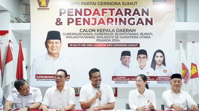 Wali Kota Medan, Bobby Nasution resmi menjadi kader Gerindra dan memutuskan maju sebagai bakal calon gubernur Sumatera Utara. [IG @/bobbynst]