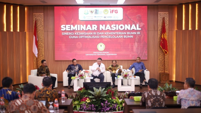 Perkuat Pemahaman Tata Kelola dan Manajemen Risiko, IFG dan FH Unsoed Gelar Seminar Hukum dan Tata Kelola