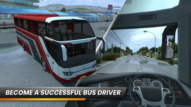 Rekomendasi Game Bus Simulator Indonesia  - Bus Simulator Indonesia. [Google Play Store]