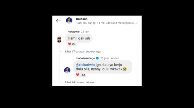 Mahalini Raharja diduga hamil anak pertama (TikTok @ikynenglini10)