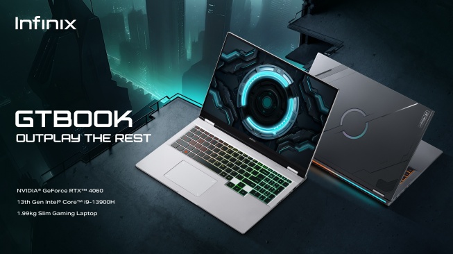 Laptop gaming Infinix GT Book. [Infinix Global]