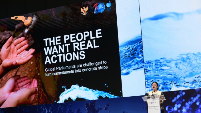 Puan Sampaikan 'Nusa Dua Communique' Hasil Pertemuan Parlemen di WWF 2024