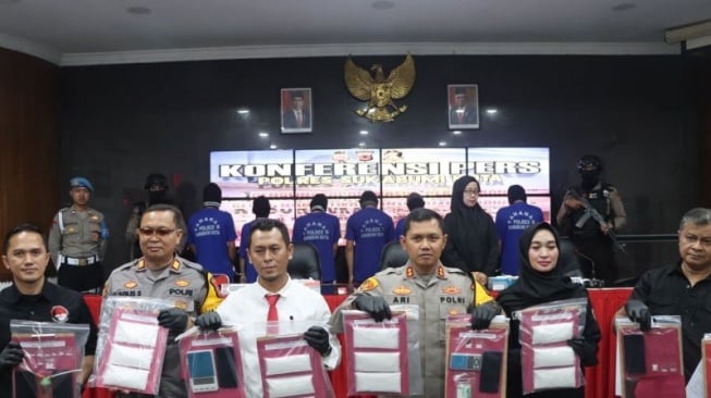 Tangkap 7 Pengedar Narkoba, Polres Sukabumi Sita 2 Kg Sabu Seharga Rp 3 Miliar