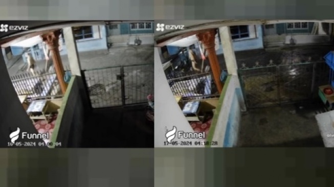 Viral Aksi Nyeleneh Pria Terekam CCTV Keliling Hanya Kenakan CD: Dikira Nggak Kelihatan. [Instagram]