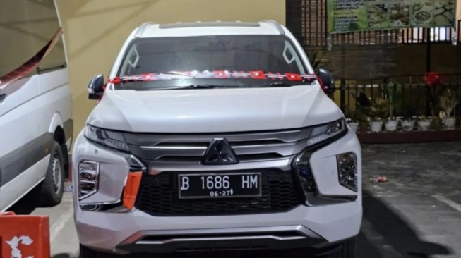 Pajak Mitsubishi Pajero SPort milik SYL yang disita KPK (Antara News)