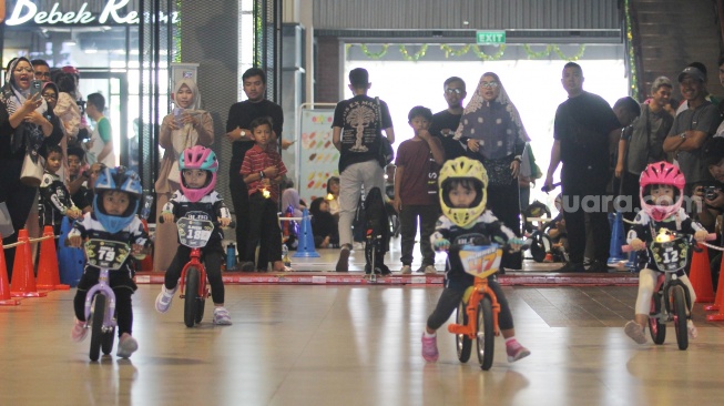 Melihat Serunya Pebalap Cilik Balabiboo Beradu Kecepatan Push Bike