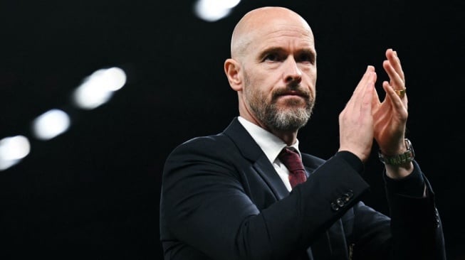 Manajer Manchester United, Erik ten Hag. [O Scarff / AFP]