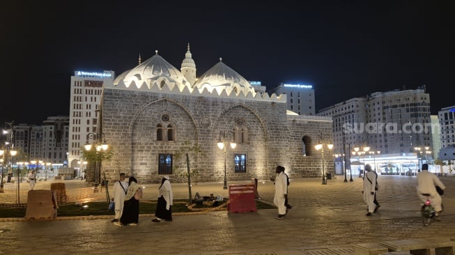 Masjid Quba di Kota Nabawi. (Suara.com/Chandra)