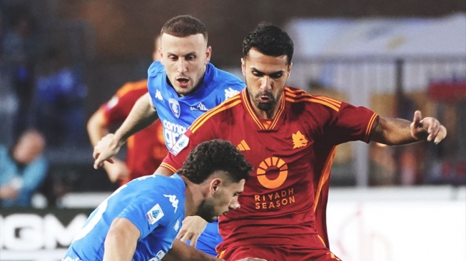 AS Roma takluk 1-2 dari Empoli dalam laga pekan ke-38 atau terakhir Liga Italia atau Serie A 2023-2024, Senin (27/5/2024) dini hari WIB. [Dok. Serie A]