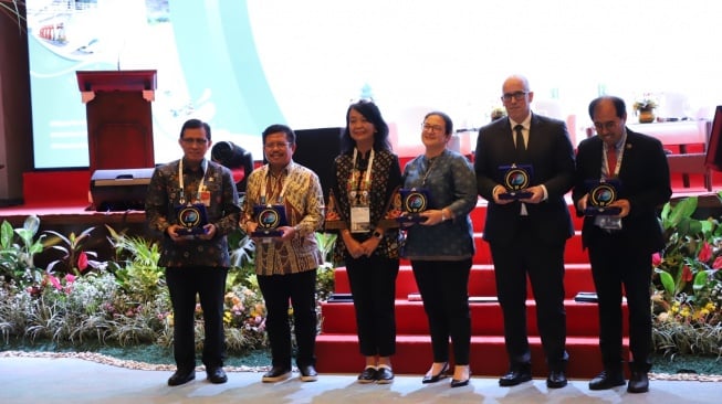 Achieving Universal Access of Water Supply Services and 2045 Indonesia Emas Vision Through Water Supply Sector Transformation (Lesson Learned from Portugal) di Bali, Rabu (23/5/2024). (Dok: PUPR)