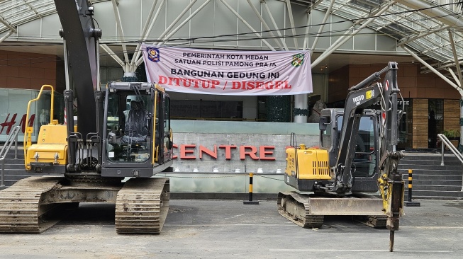 Alat Berat Disiagakan, Pemkot Medan Bakal Bongkar Mal Centre Point Jika Tak Lunasi Tunggakan Pajak