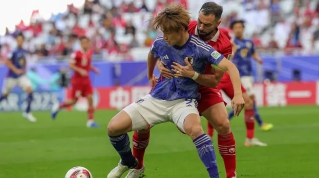 Pertarungan Jordi Amat dan Ayase Ueda di Piala Asia 2023 (the-afc.com)