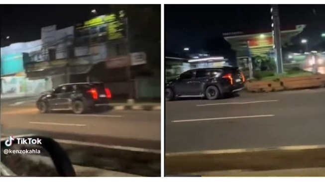 Viral Pajero Ngebut Lawan Arus, Beli BBM Lewat Jalan Pintas