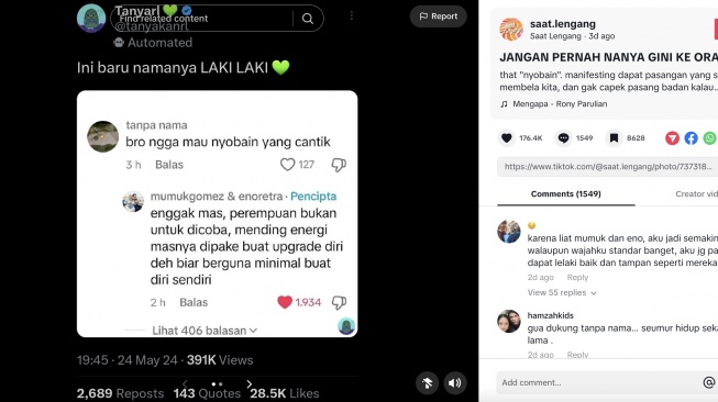 Suami Mumuk Gomez Diminta Cari Wanita Cantik [TikTok]