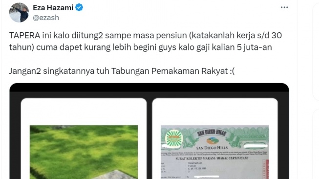 Bukannya Dapat Rumah, Pria Ini Tunjukkan Hasil Tabungan Tapera jika sudah Berjalan