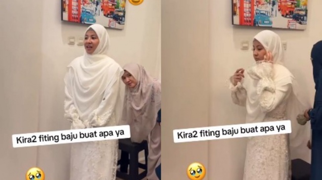 Natasha Rizky Fitting Gaun Putih, Netizen Auto Curiga: Syuting atau Rujuk?