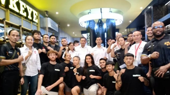 Asosiasi Olahraga Combat Indonesia Muaythai Sport (IMS) bakal menggelar  turnamen "Satria Fight" pada Sabtu (1/6/2024). [Dok. Istimewa]