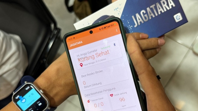 Platform Jagatara di smartwatch. [XL Axiata]