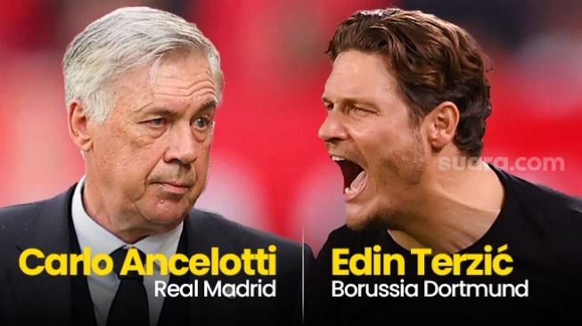 Carlo Ancelotti vs Edin Terzic, Pelatih Kaya Pengalaman Versus Juru Taktik Bau Kencur