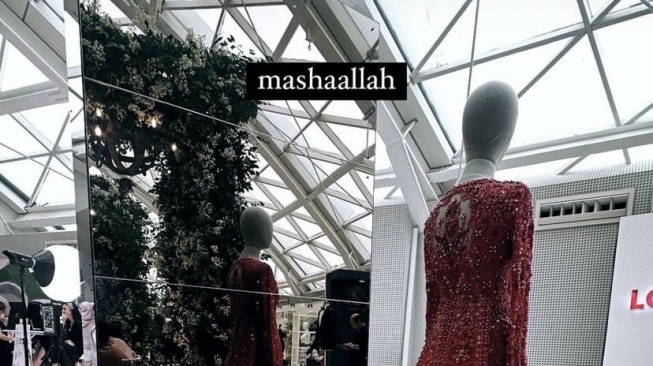 Thariq Halilintar diduga bocorkan gaun pengantin Aaliyah Massaid. (Dok. Instagram)