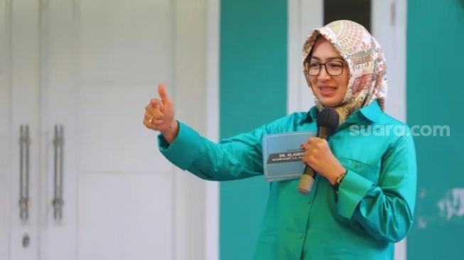 Bakal Calon Gubernur Banten, Airin Rachmi Diany didukung Projo. [Istimewa]