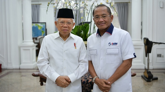 ARN Temui Wapres Ma'ruf Amin Bahas Kondisi Terkini Industri Konstruksi Nasional