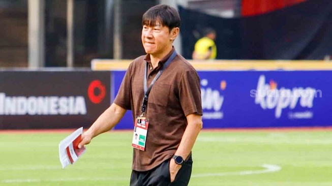 Pelatih Timnas Indonesia Shin Tae-yong 