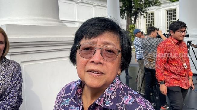   Menteri Lingkungan Hidup dan Kehutanan (LHK) Siti Nurbaya Bakar. (Suara.com/Novian)