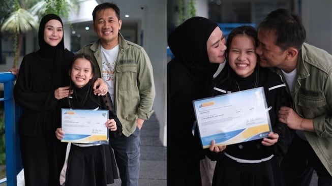 Potret Artis Hadiri Wisuda Anak 2024 (Instagram/@zaskiadyamecca)