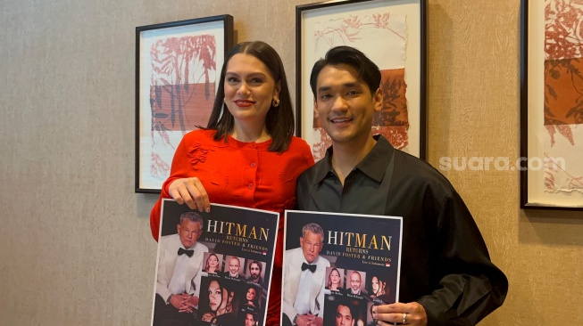 Jessie J dan Afgan ditemui di Hotel Mulia, Senayan, Jakarta Pusat pada Senin (3/6/2024). [Suara.com/Rena Pangesti]