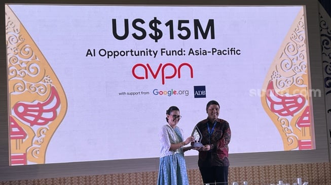 Google mengumumkan investasi pengembangan AI sebesar Rp 243 miliar di Asia Pasifik, termasuk Indonesia, Senin (3/6/2024). [Suara.com/Dicky Prastya]